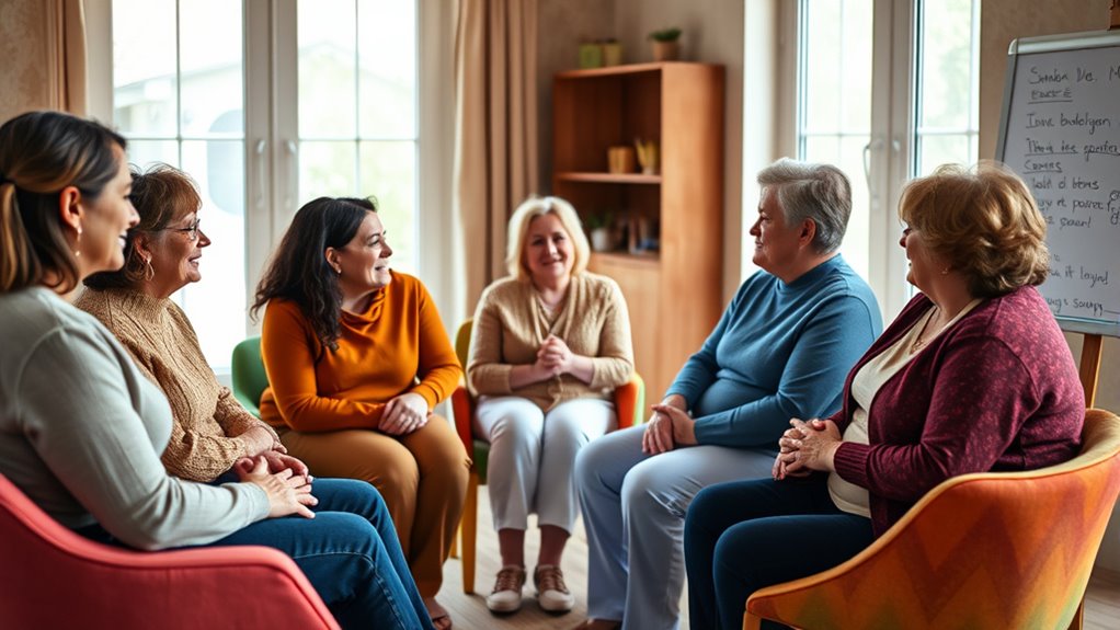 joining caregiver support groups