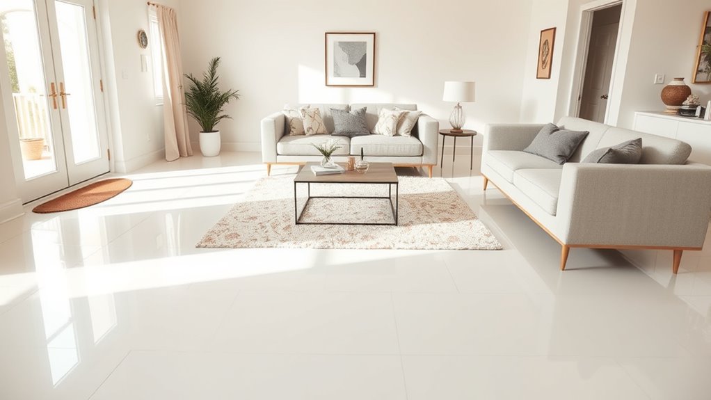 keep living areas clear