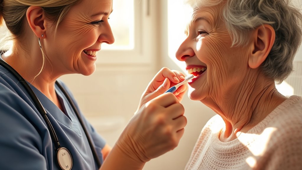 oral hygiene for immobile