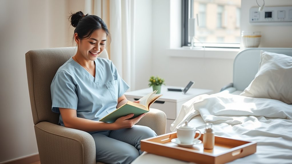 prioritize self care during hospitalization