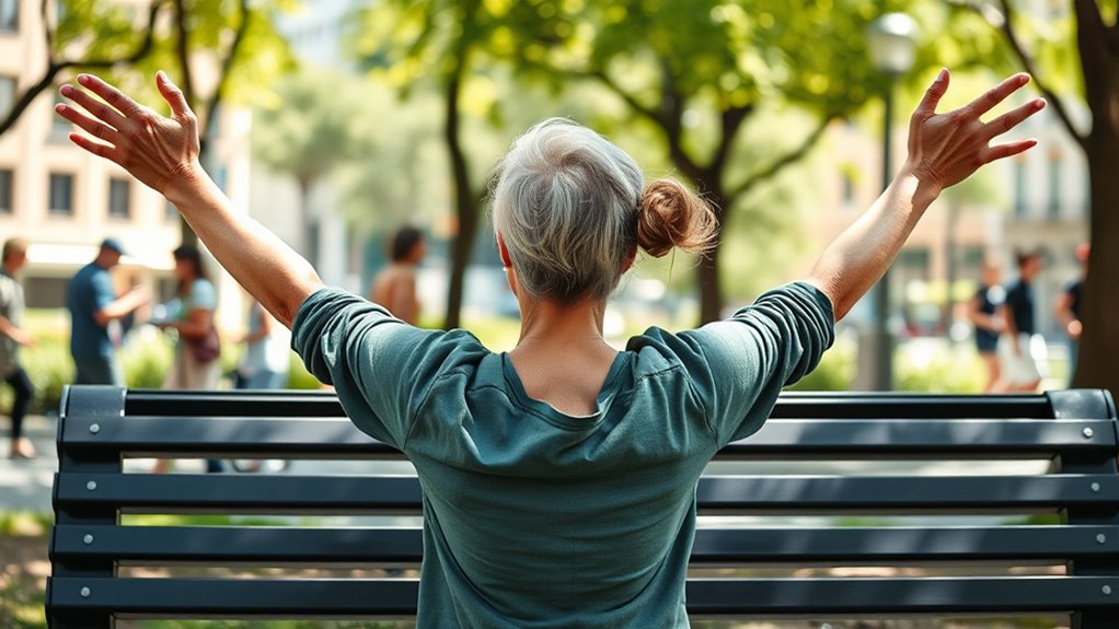 quick caregiver stretch break