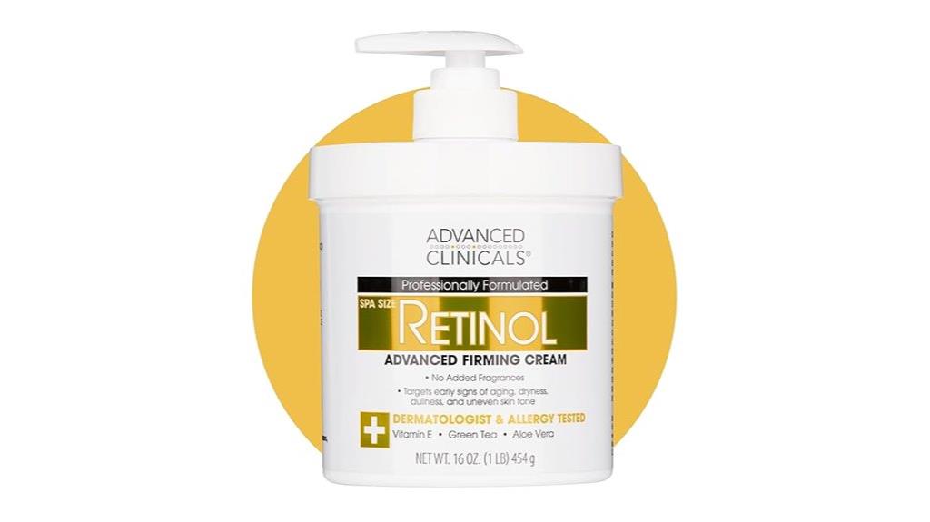 retinol body and face moisturizer