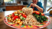 seniors protein rich vegetarian dishes