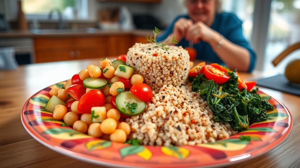 seniors protein rich vegetarian dishes