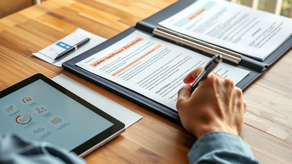 update healthcare directives regularly