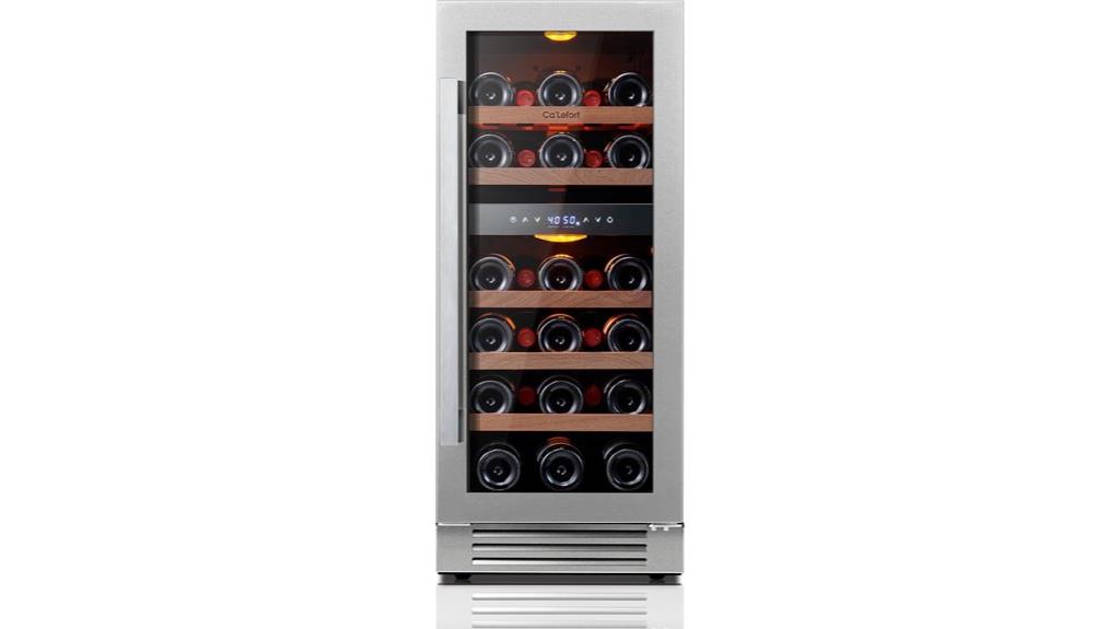 15 inch 28 bottle wine cooler