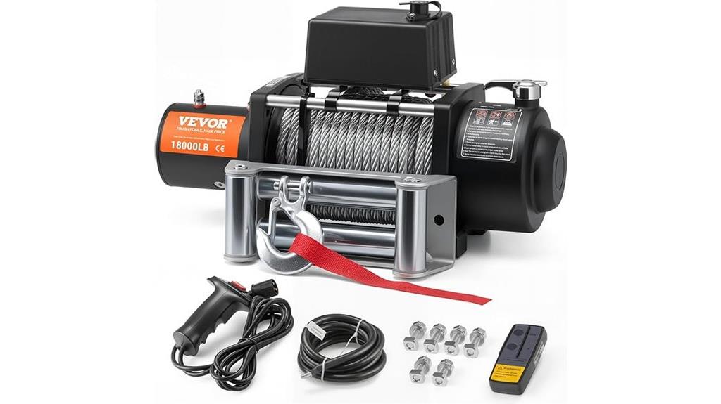 18 000 lb electric winch