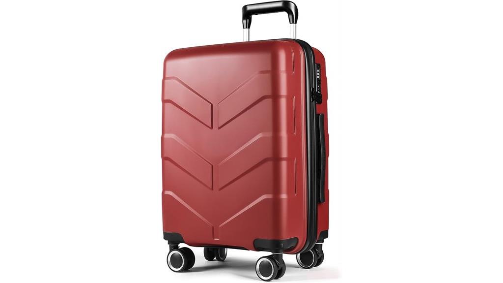 20 inch hardside spinner suitcase