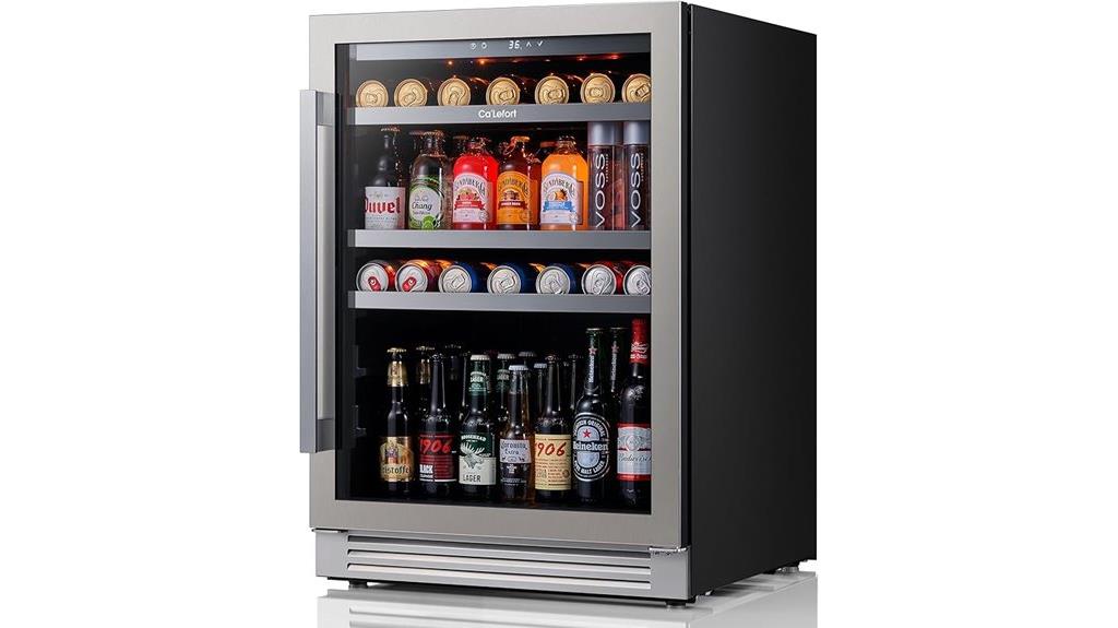 24 inch mini beverage fridge