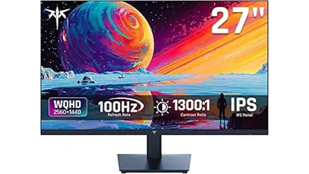 27 inch qhd ips monitor