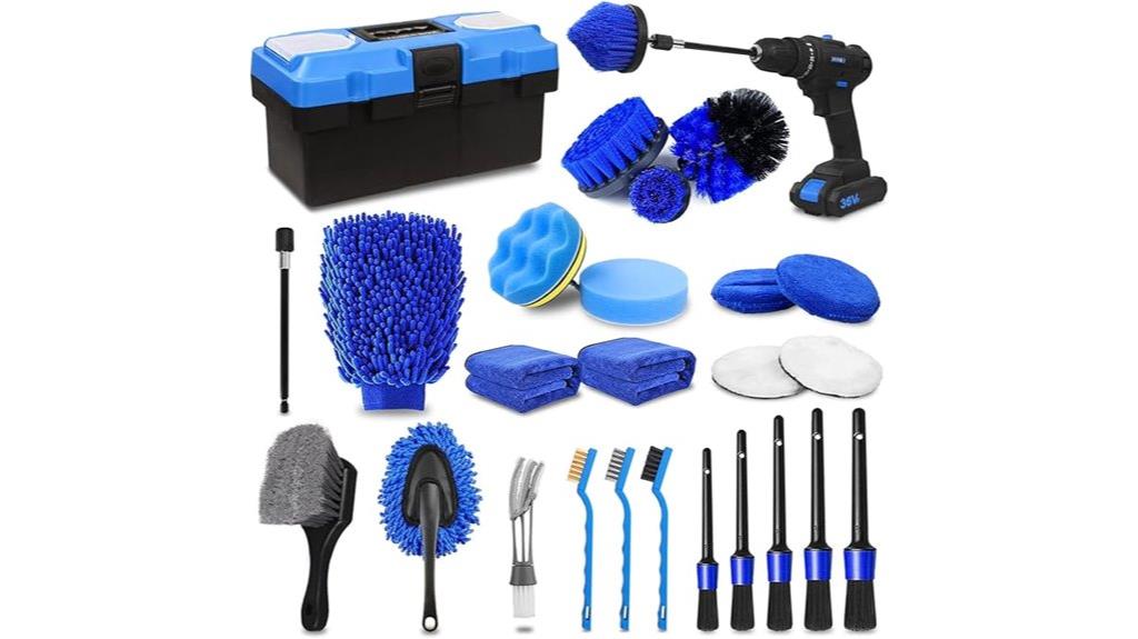 27 piece car detailing set