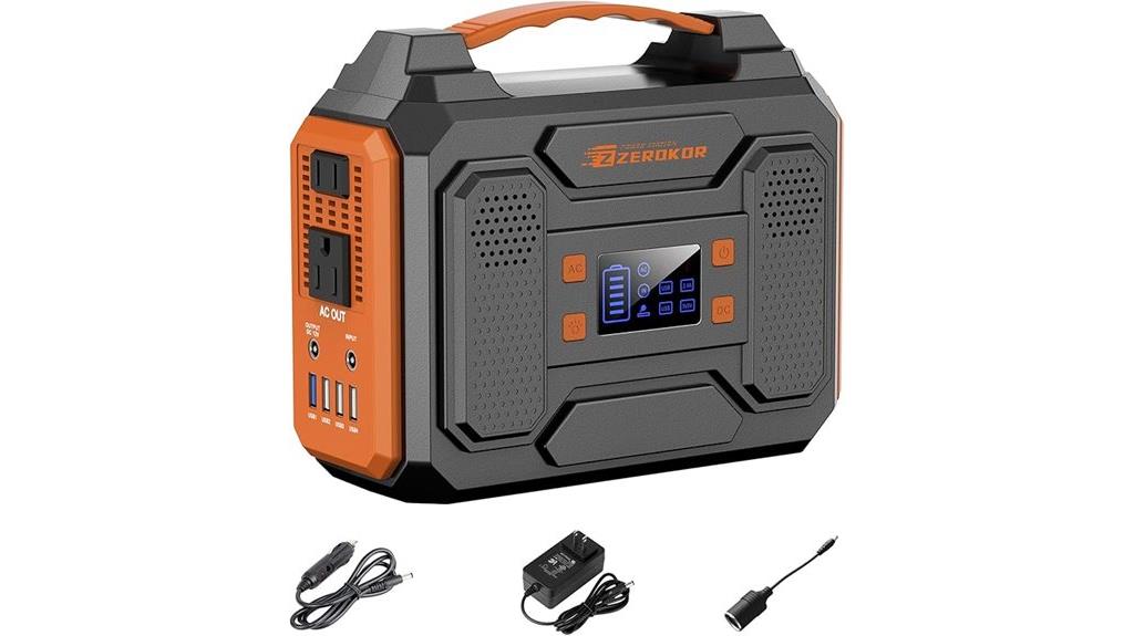 300w portable solar generator
