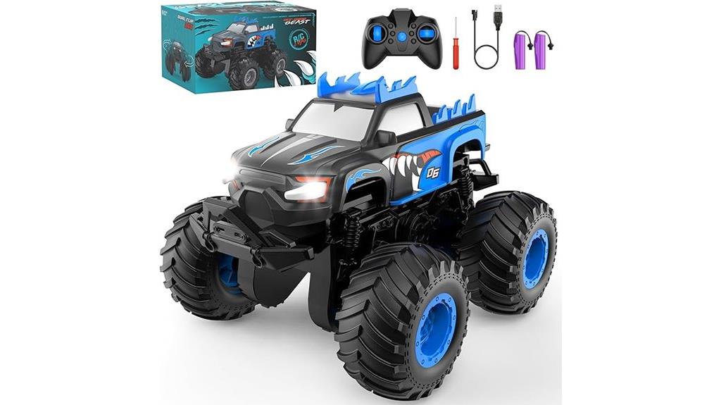 360 degree remote monster truck