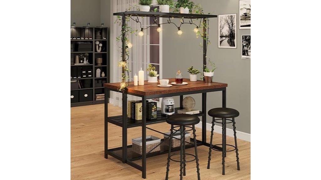 42 inch storage kitchen island