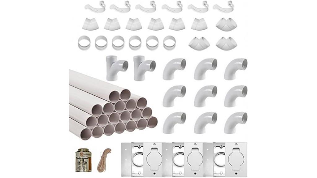 48 ft vacuum pipe kit