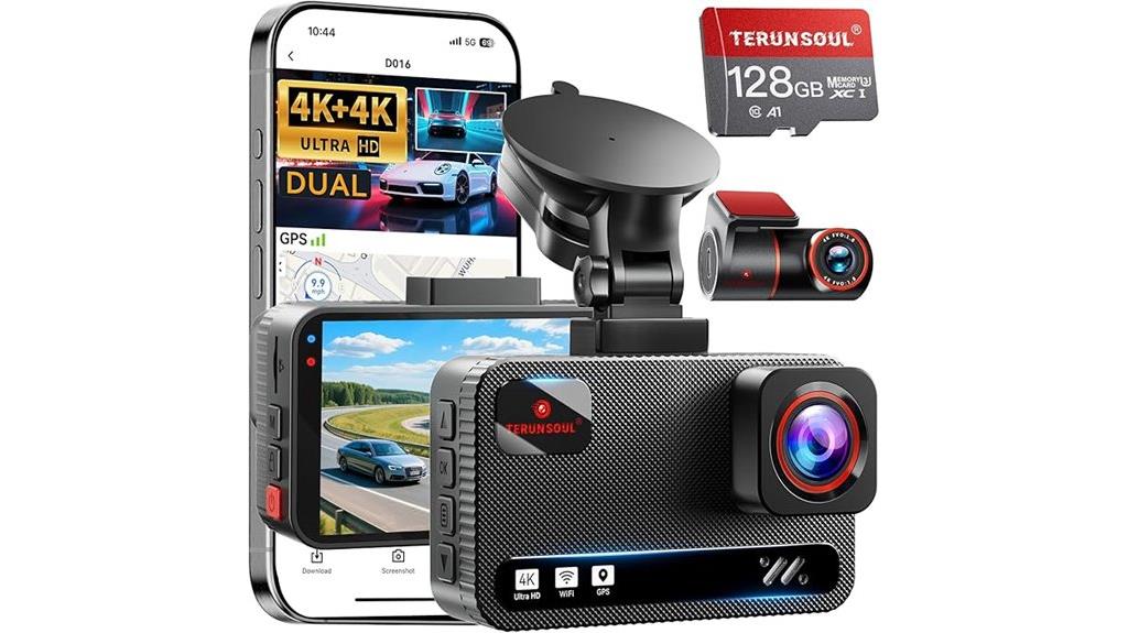 4k dash cam features