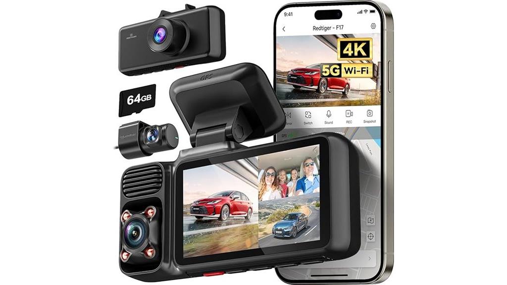 4k dash cam with gps
