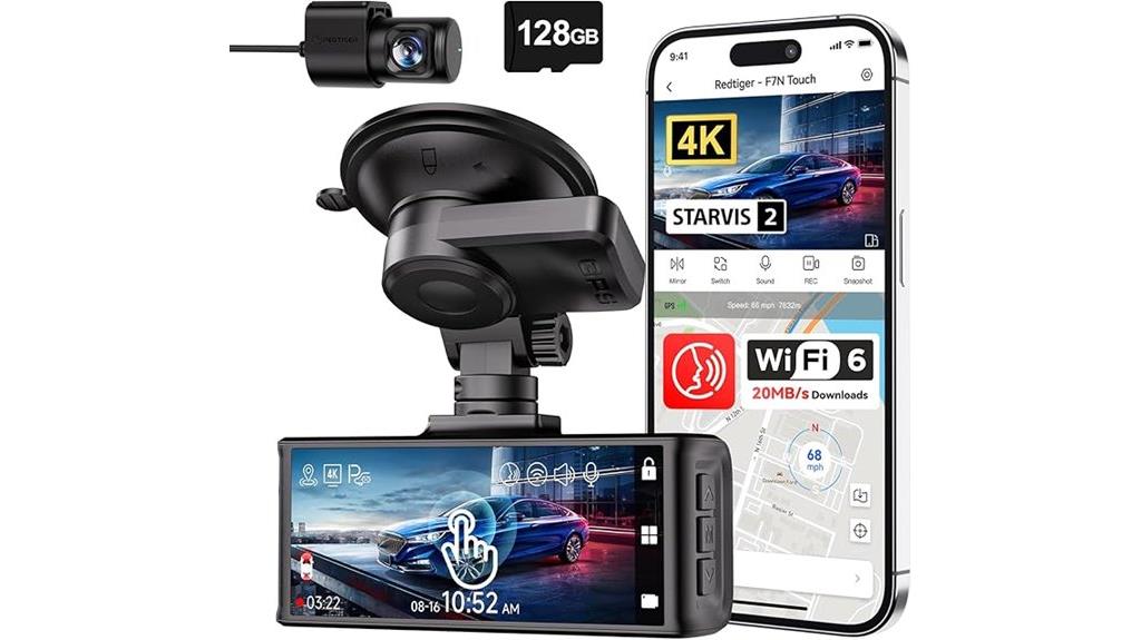 4k dash cam with gps