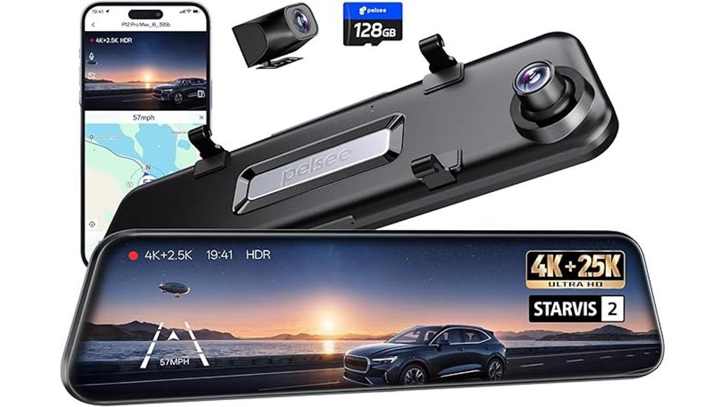 4k mirror dash cam