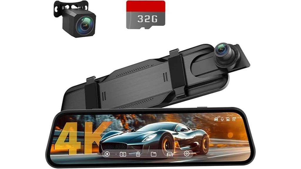 4k rear view camera