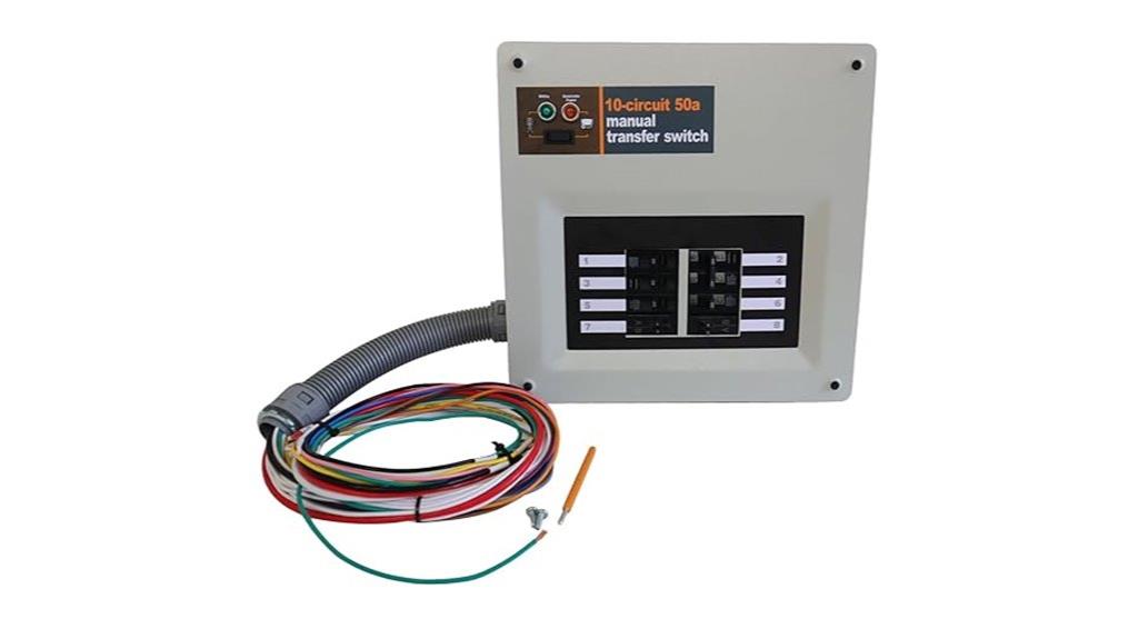 50 amp generator transfer switch