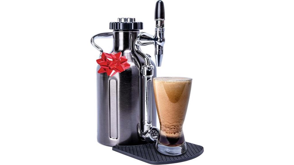 50 oz black chrome coffee maker