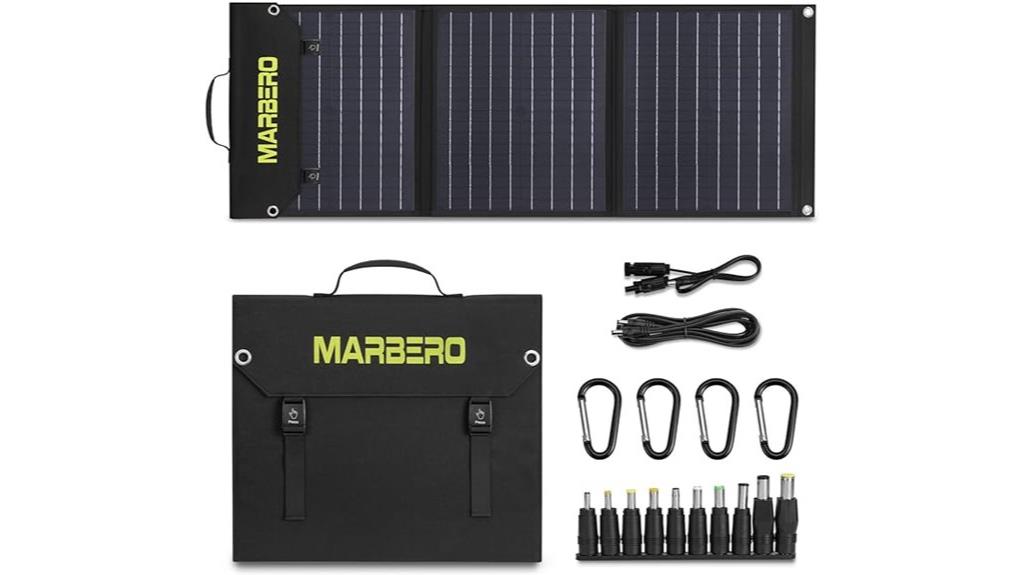 60w foldable solar panel