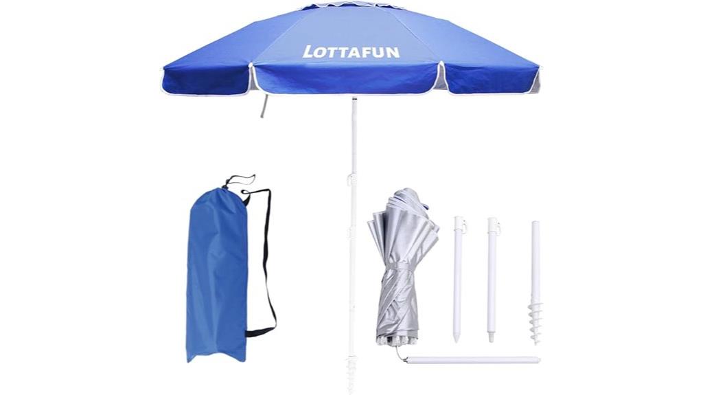 6 foot beach umbrella