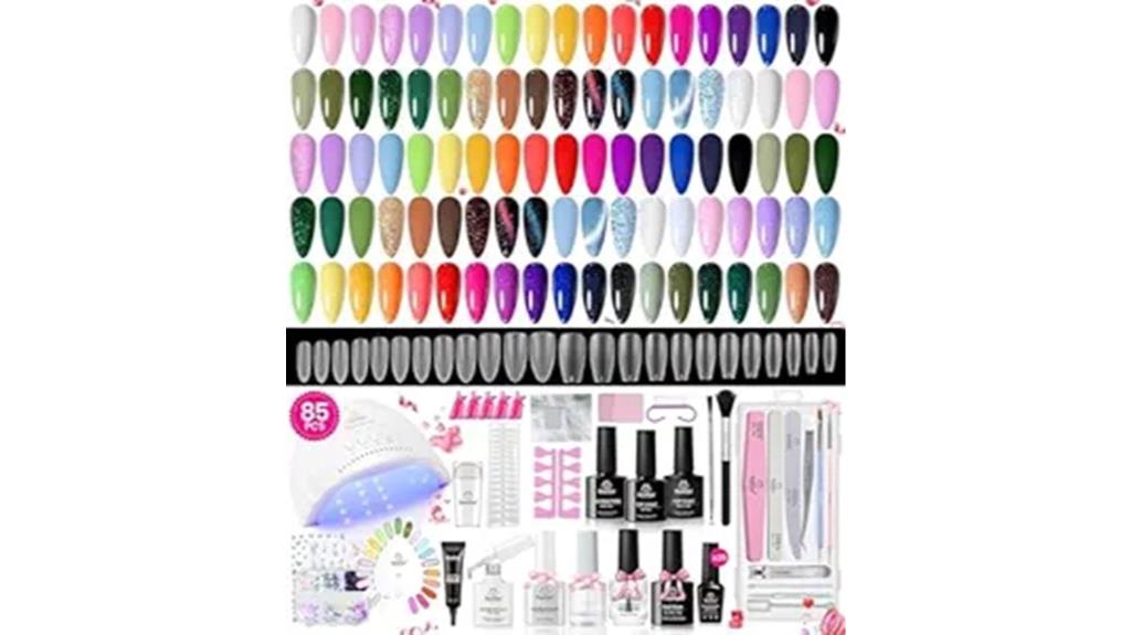 85 color gel nail kit