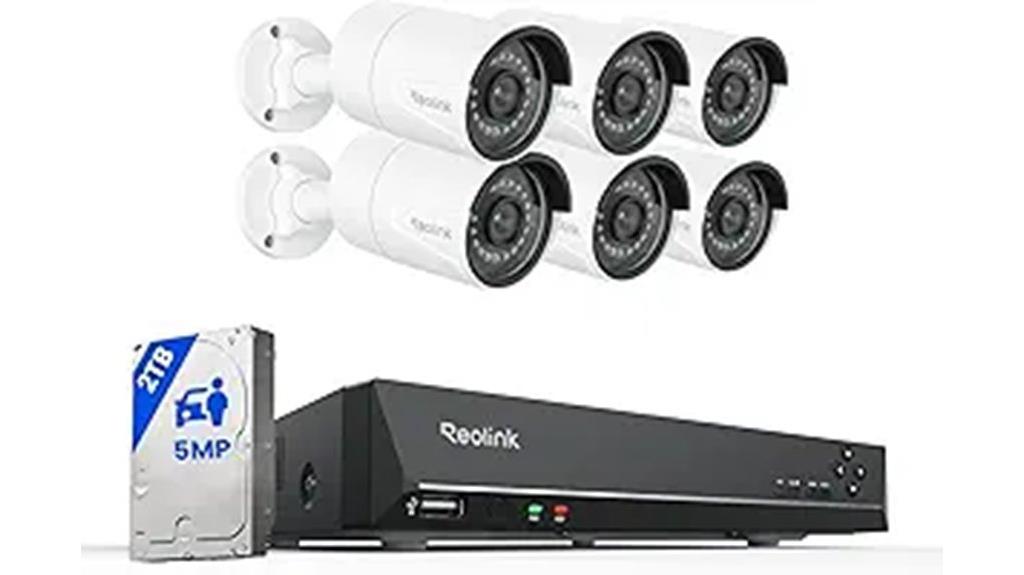 8 channel 5mp security