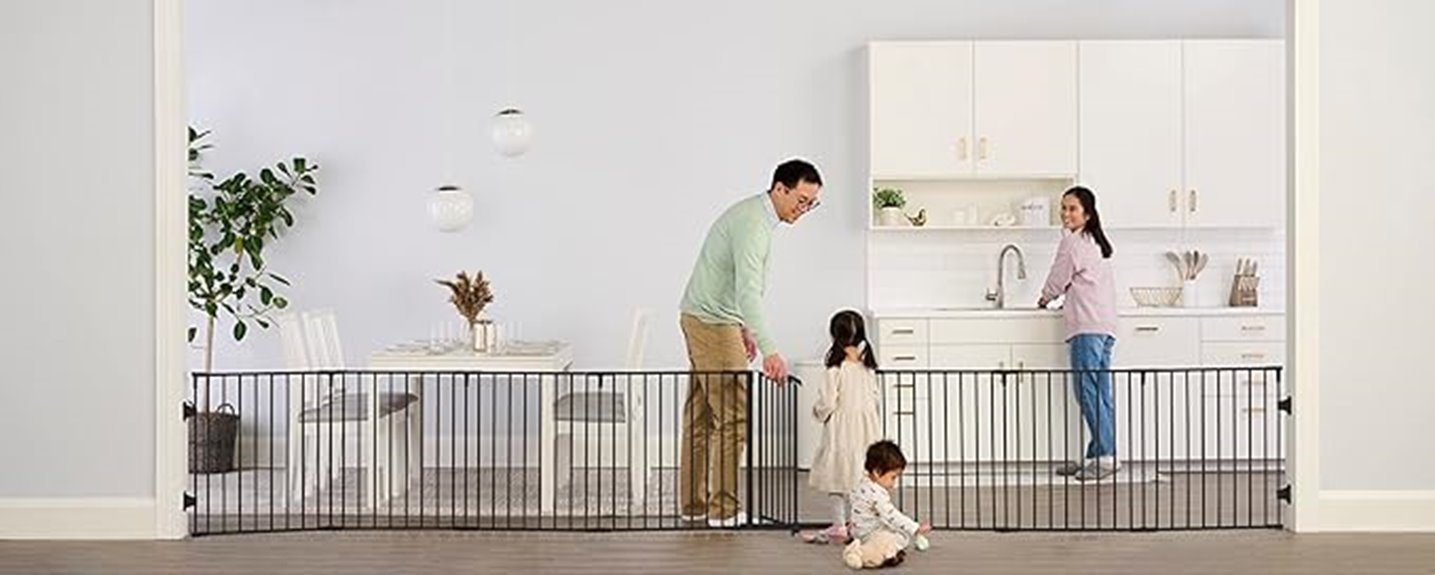 adjustable 194 inch baby gate