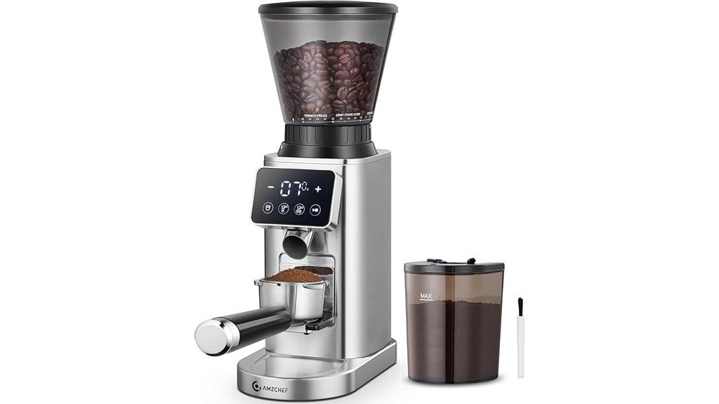 adjustable burr coffee grinder