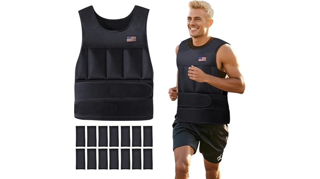 adjustable fitness weighted vest