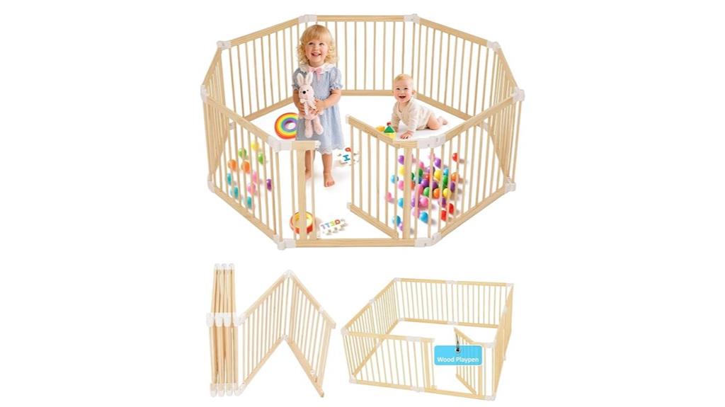 adjustable foldable baby playpen