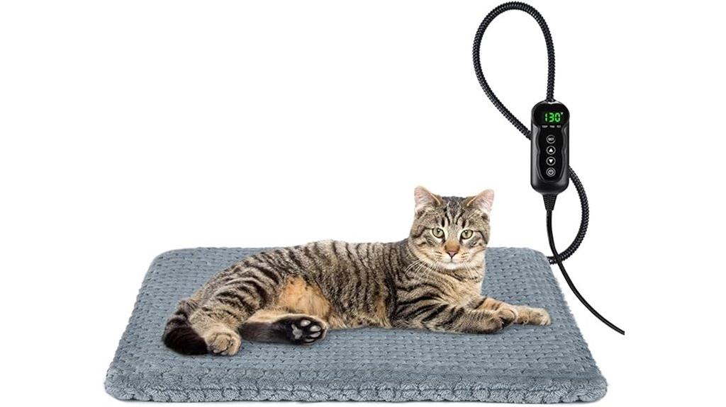 adjustable heated cat bed