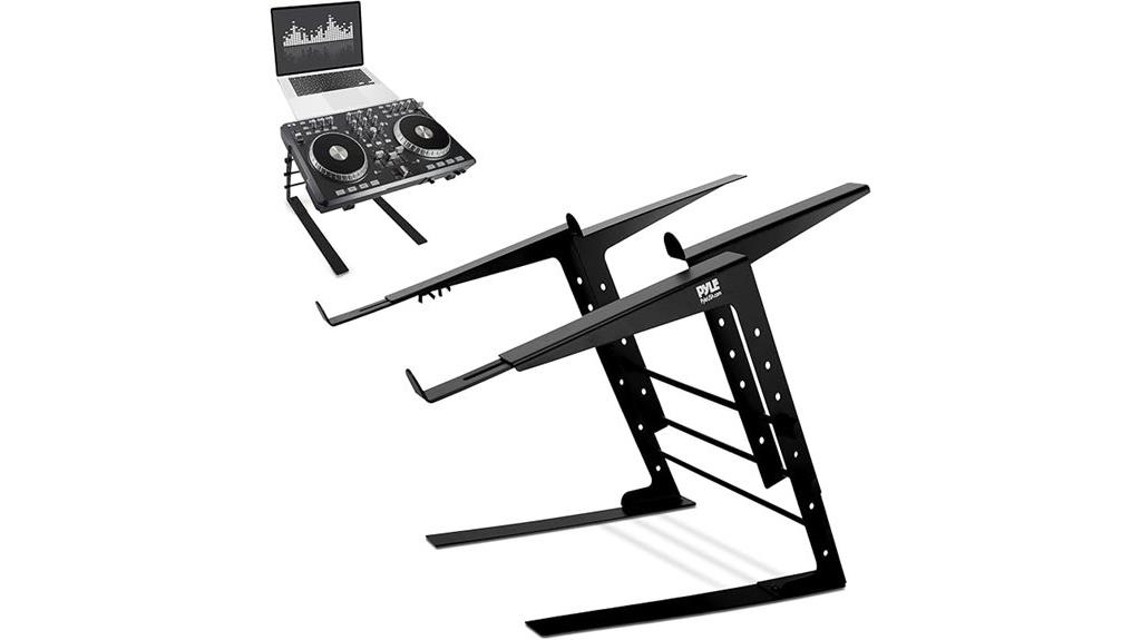 adjustable portable dual laptop stand