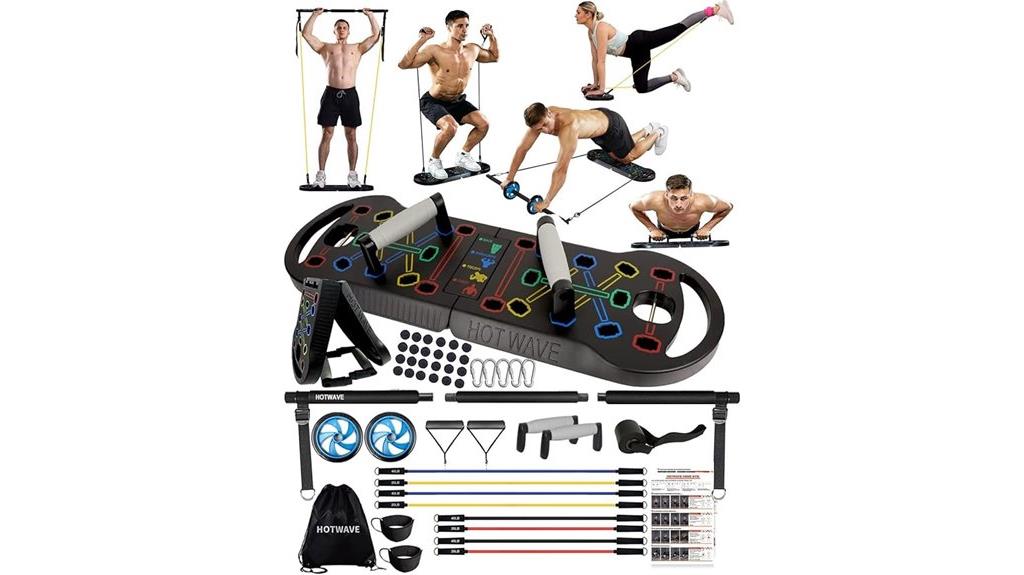 adjustable push up training equipment