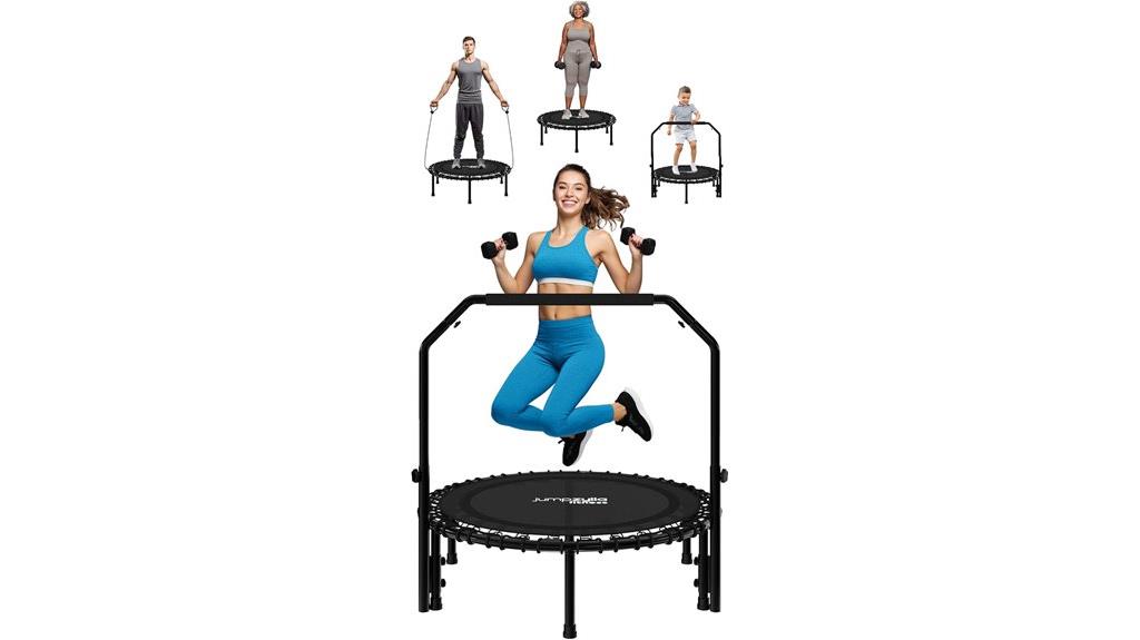 adult fitness rebounder trampoline