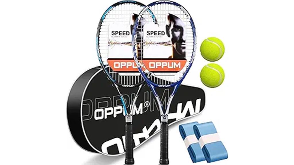 adult tennis rackets pack