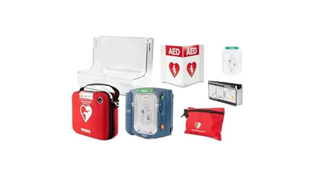 aed with medical kit