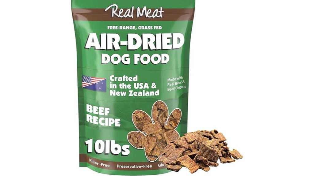 air dried beef dog food