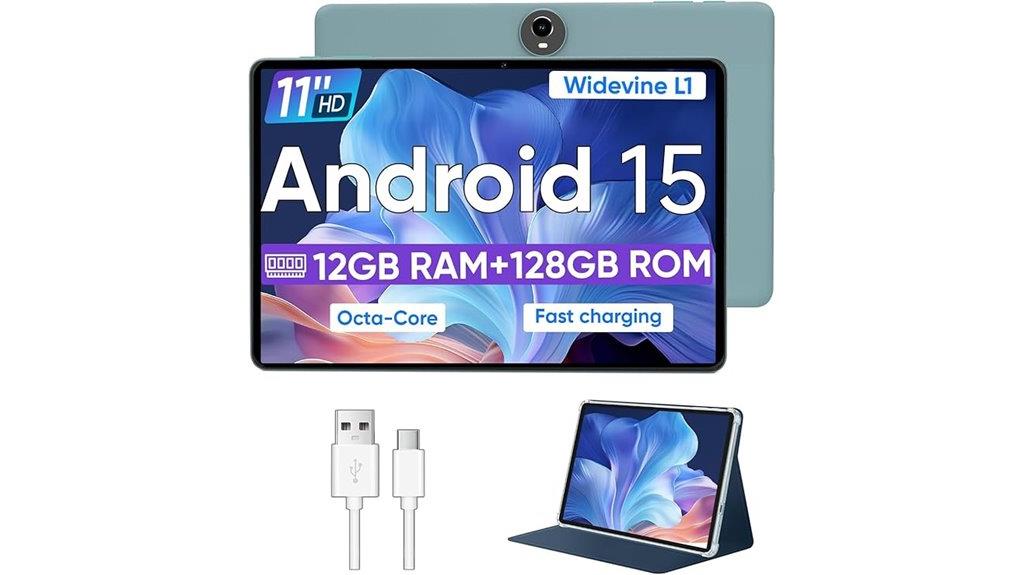 android 15 tablet specifications