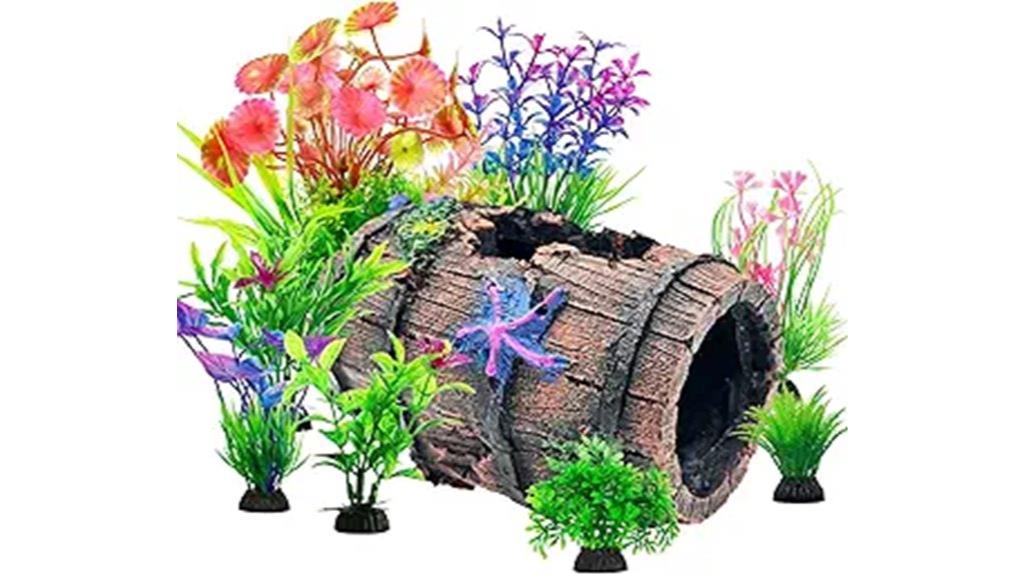 aquarium fish barrel decor