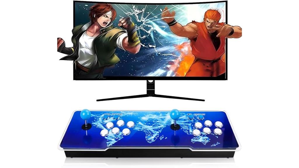 arcade console with thousands