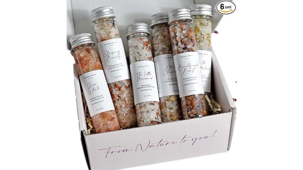 artisan bath salt collection