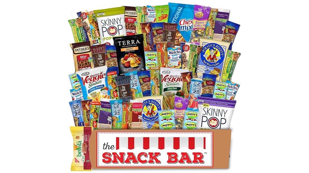 assorted healthy snack pack