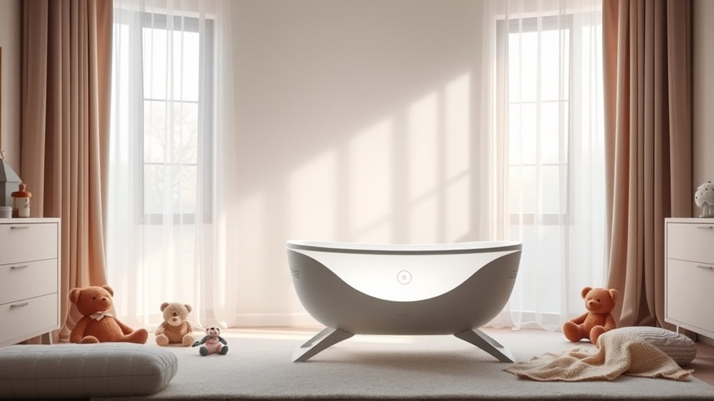 auto rocking bassinets with cry detection