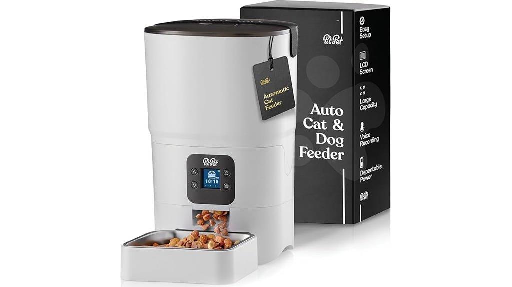 automatic cat feeder lcd