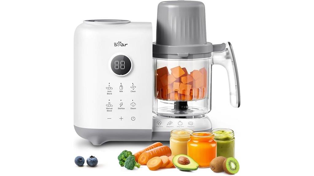 baby food maker with steam