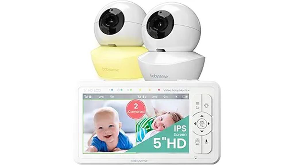baby monitor with dual cameras